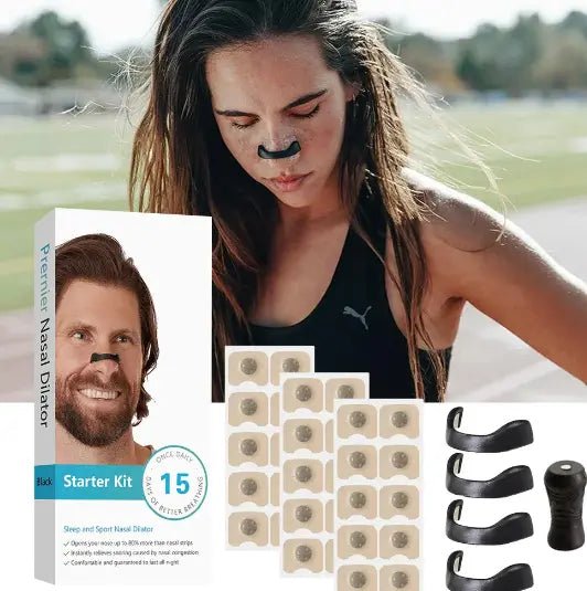 AirFlex – Dilatador Nasal para Sono Perfeito e Performance Máxima - The Miner Shop