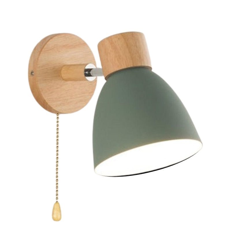 Arandela de Parede de Madeira estilo Nórdico Lumi Plus - Iluminação e Estilo em Harmonia - The Miner Shop