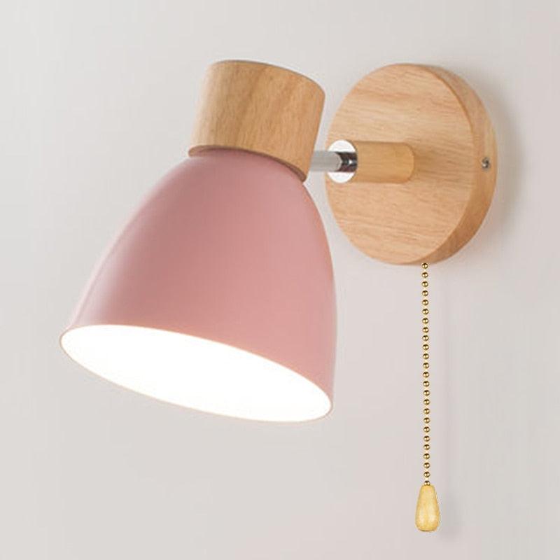 Arandela de Parede de Madeira estilo Nórdico Lumi Plus - Iluminação e Estilo em Harmonia - The Miner Shop