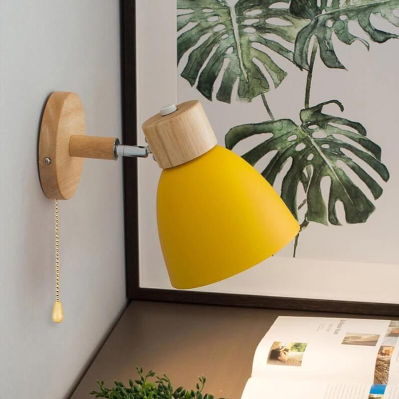 Arandela de Parede de Madeira estilo Nórdico Lumi Plus - Iluminação e Estilo em Harmonia - The Miner Shop