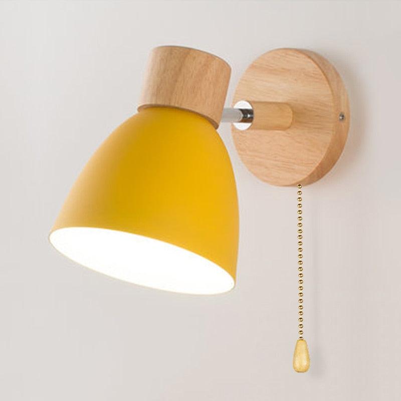 Arandela de Parede de Madeira estilo Nórdico Lumi Plus - Iluminação e Estilo em Harmonia - The Miner Shop