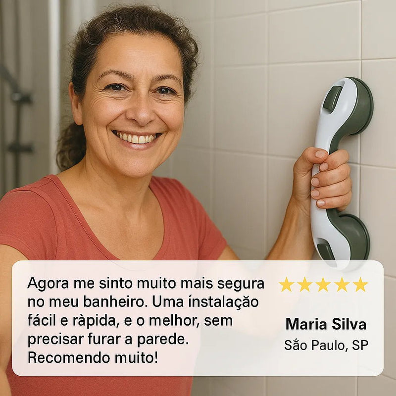 Barra de Apoio Portátil para Banheiro - SafeGrip - The Miner Shop