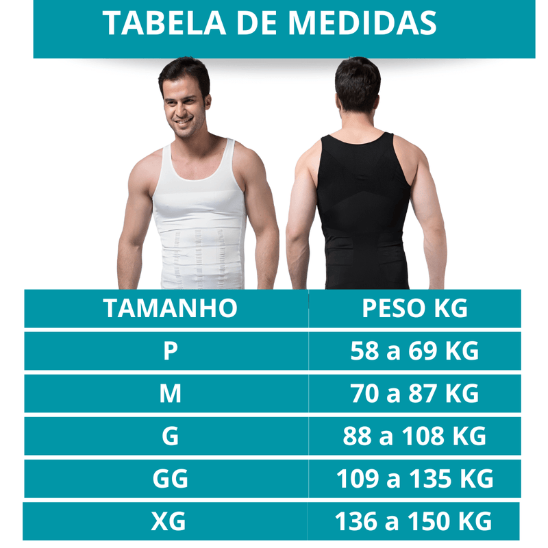 Camisa Masculina de Compressão Ultrafina Fit Shape Pro® - Modela sem Apertar - The Miner Shop