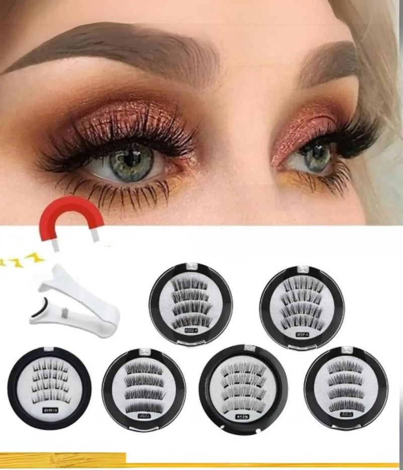 Cílios Postiços Magnéticos Glow MAX | Fácil Aplicação e Reutilizáveis - The Miner Shop