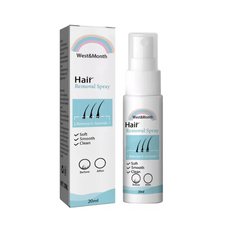 Creme Depilatório em Spray West&Month Silk Pro - Pele Lisa em Minutos, Sem Irritação - The Miner Shop