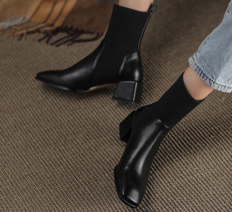 Dallas Bota Feminina Texana Western Cano Curto com Malha | Estilo Texano, Conforto Urbano - The Miner Shop