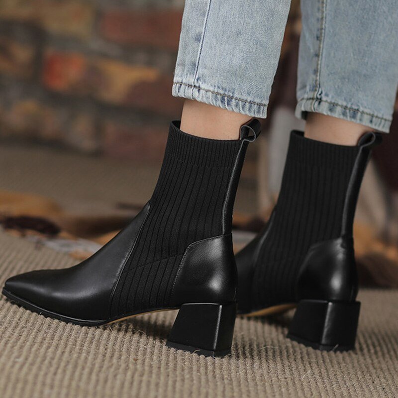 Dallas Bota Feminina Texana Western Cano Curto com Malha | Estilo Texano, Conforto Urbano - The Miner Shop