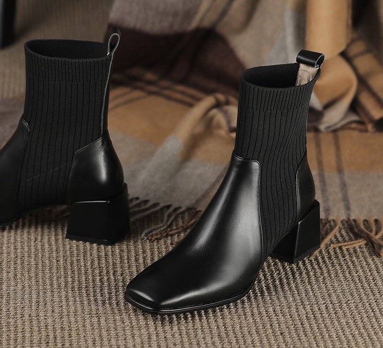 Dallas Bota Feminina Texana Western Cano Curto com Malha | Estilo Texano, Conforto Urbano - The Miner Shop