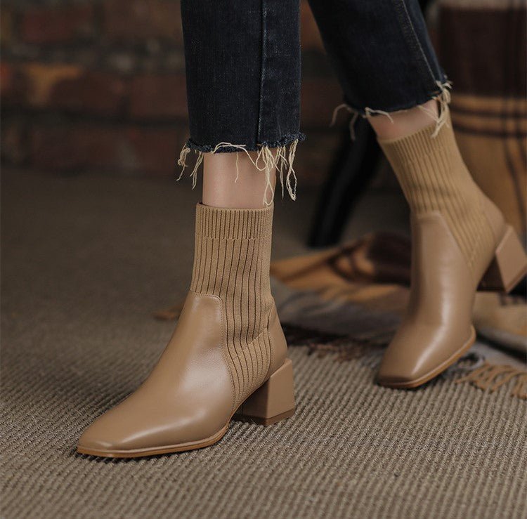 Dallas Bota Feminina Texana Western Cano Curto com Malha | Estilo Texano, Conforto Urbano - The Miner Shop