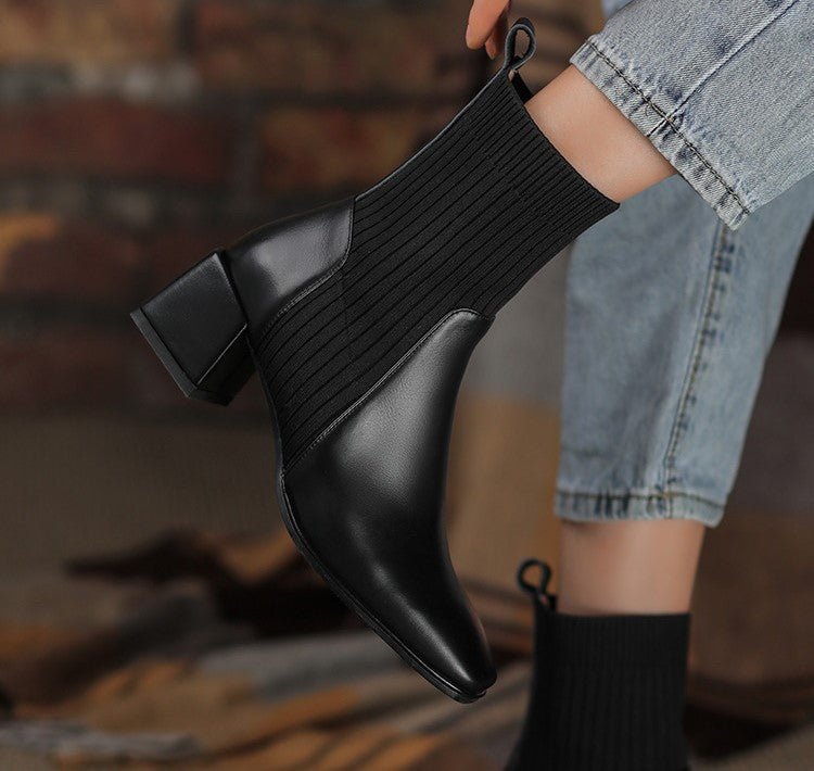 Dallas Bota Feminina Texana Western Cano Curto com Malha | Estilo Texano, Conforto Urbano - The Miner Shop
