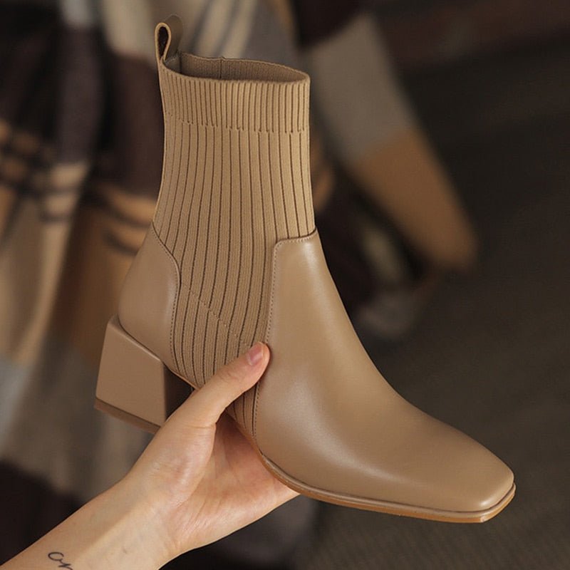 Dallas Bota Feminina Texana Western Cano Curto com Malha | Estilo Texano, Conforto Urbano - The Miner Shop