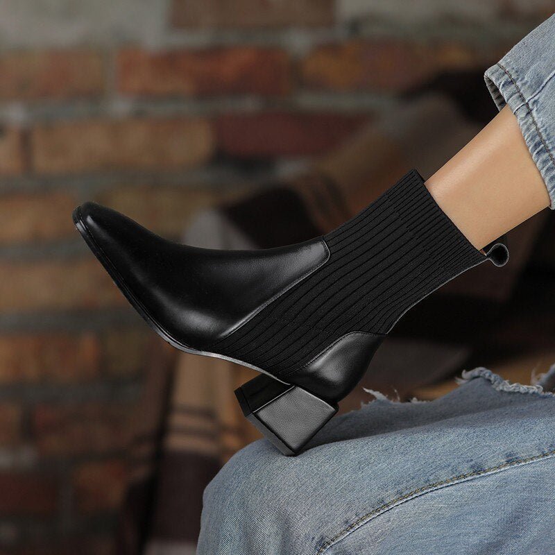 Dallas Bota Feminina Texana Western Cano Curto com Malha | Estilo Texano, Conforto Urbano - The Miner Shop