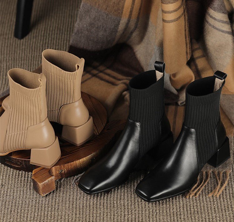 Dallas Bota Feminina Texana Western Cano Curto com Malha | Estilo Texano, Conforto Urbano - The Miner Shop