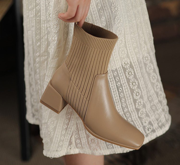 Dallas Bota Feminina Texana Western Cano Curto com Malha | Estilo Texano, Conforto Urbano - The Miner Shop