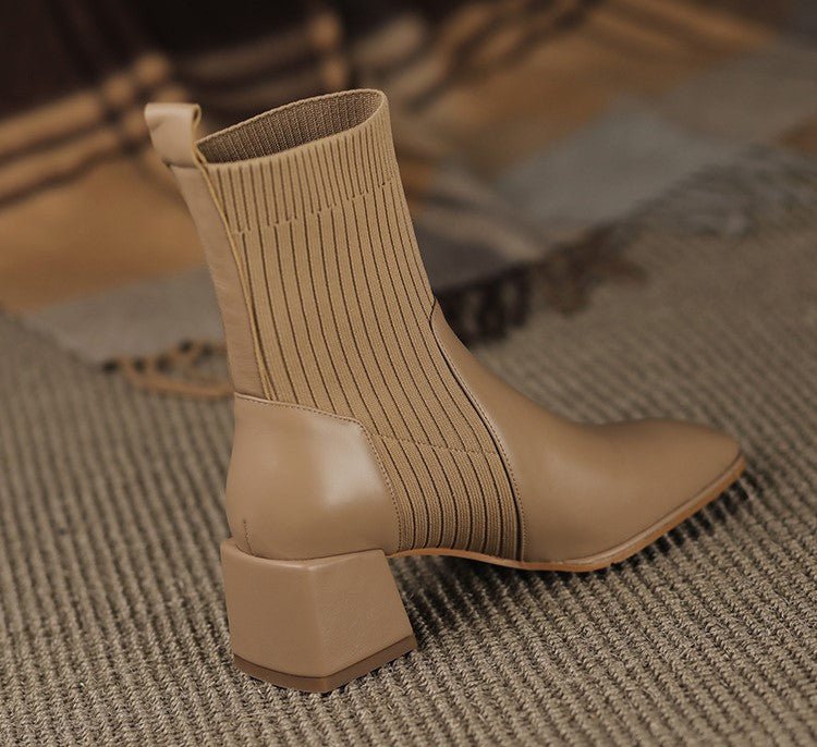 Dallas Bota Feminina Texana Western Cano Curto com Malha | Estilo Texano, Conforto Urbano - The Miner Shop