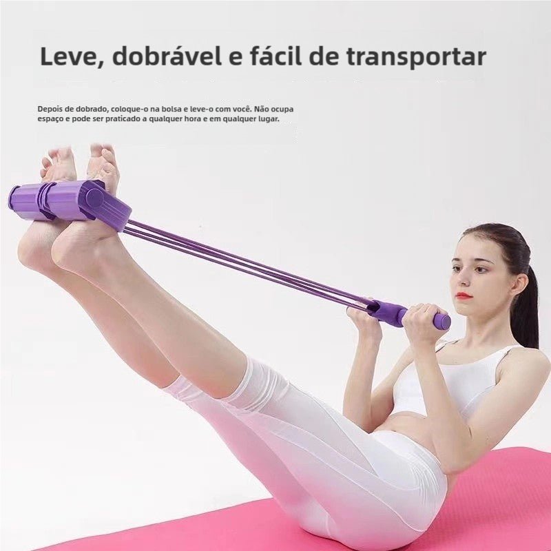 Elástico de Treino Caseiro Flex Fit | Mais de 250 Variações de Treinos - Versátil e Fácil de Usar Onde Quiser - The Miner Shop