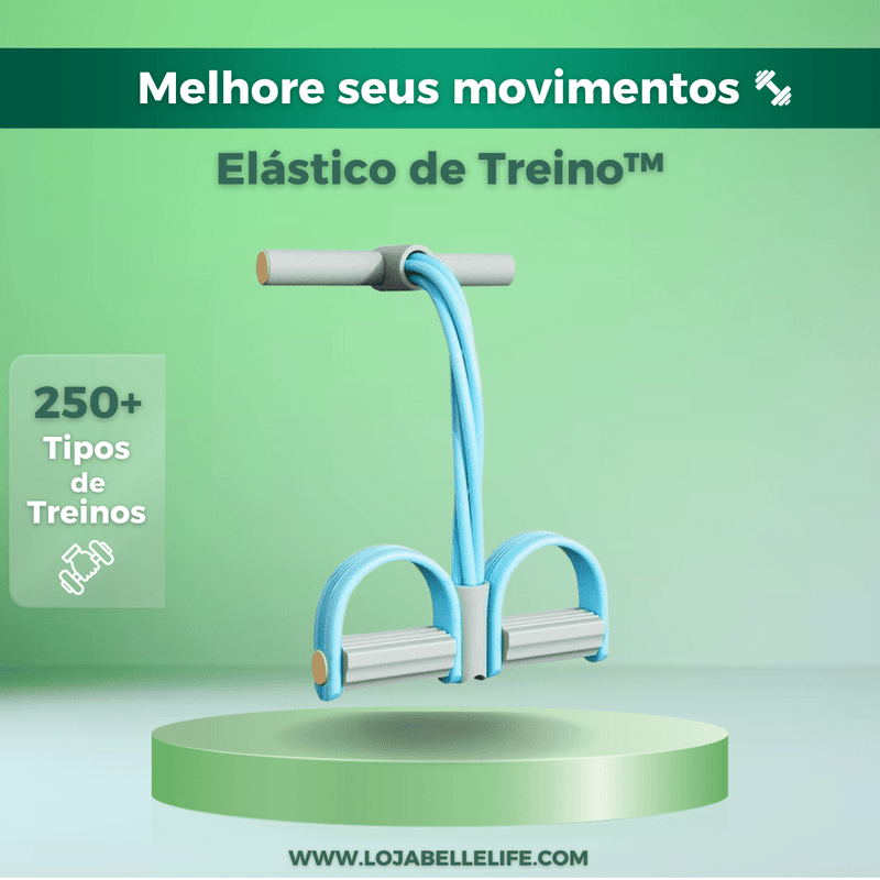 Elástico de Treino Caseiro Flex Fit | Mais de 250 Variações de Treinos - Versátil e Fácil de Usar Onde Quiser - The Miner Shop