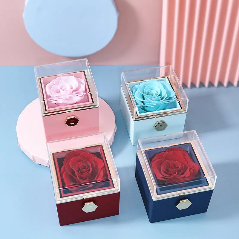 EternalLove — Colar com Caixa de Rosas Rotativa para Presentear Quem Você Ama! - The Miner Shop