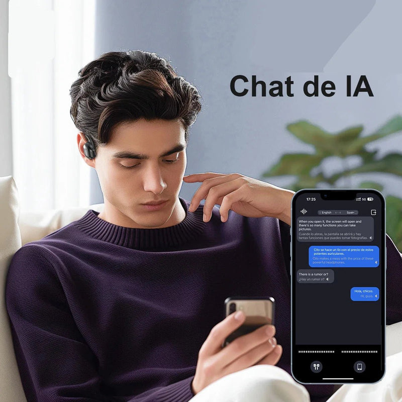 GlobaLink Pro — Fone de Ouvido Bluetooth com Tradução Instantânea em 120 Idiomas! - The Miner Shop