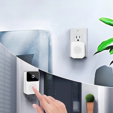 Interfone e Campainha inteligente com Câmera de Vídeo HD Sem Fio Wi - Fi Guard Pro | Segurança e Controle na Palma da Mão - The Miner Shop