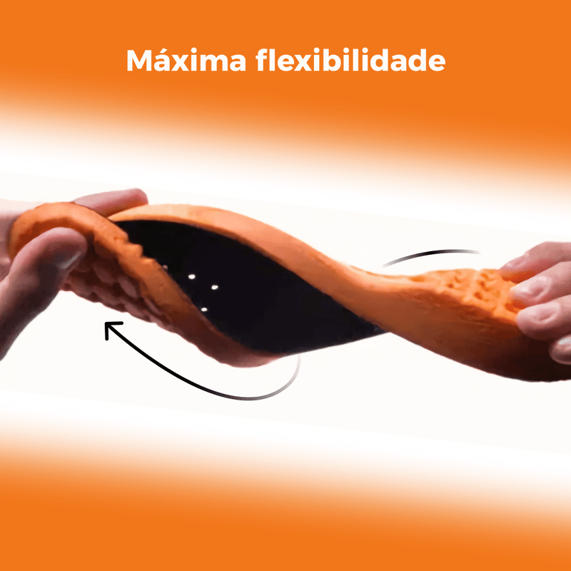 KIT 2 Pares de Palmilha Ortopédica de Gel P.U - FlexSport™ - The Miner Shop
