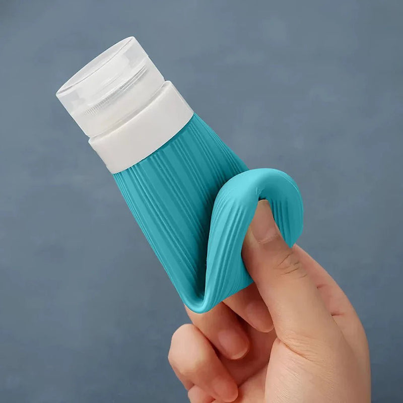 Kit 4 Frascos de Silicone Para Viagem - The Miner Shop