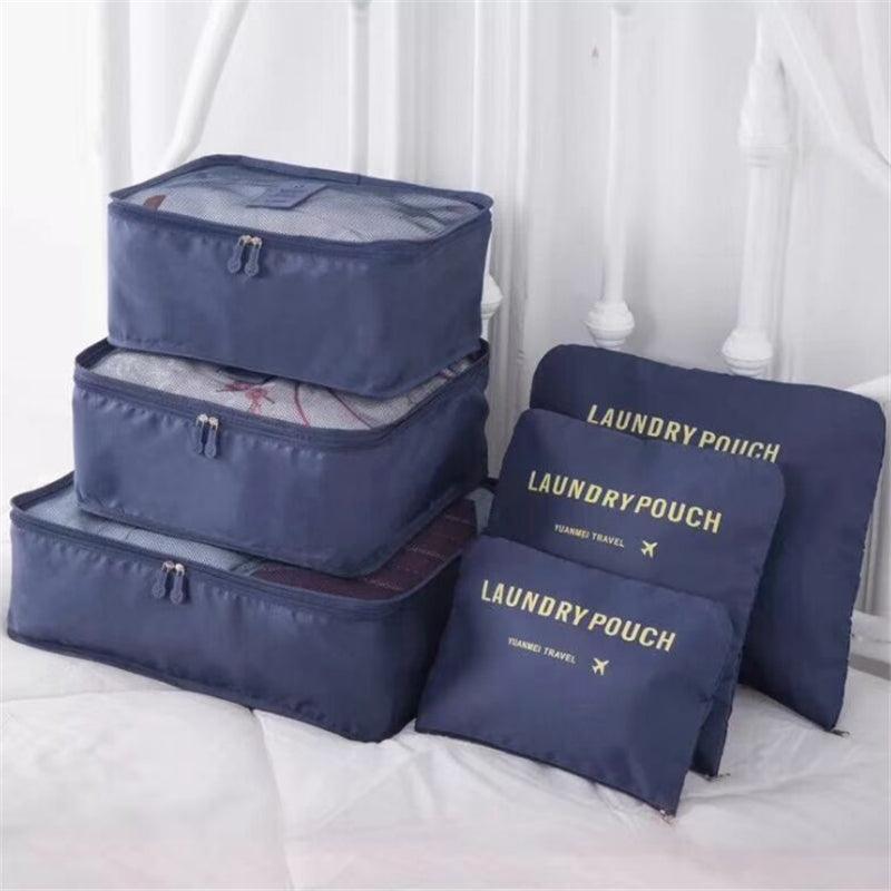 Kit Organizador de Malas para Viagens com 6 Peças - The Miner Shop