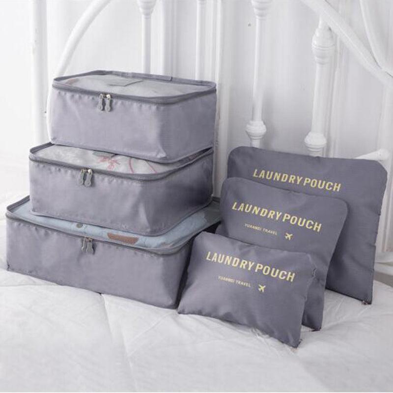 Kit Organizador de Malas para Viagens com 6 Peças - The Miner Shop