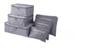 Kit Organizador de Malas para Viagens com 6 Peças - The Miner Shop