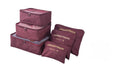 Kit Organizador de Malas para Viagens com 6 Peças - The Miner Shop