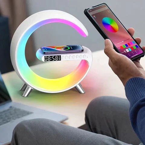 Luminária Smart G - Speaker Multifuncional - The Miner Shop