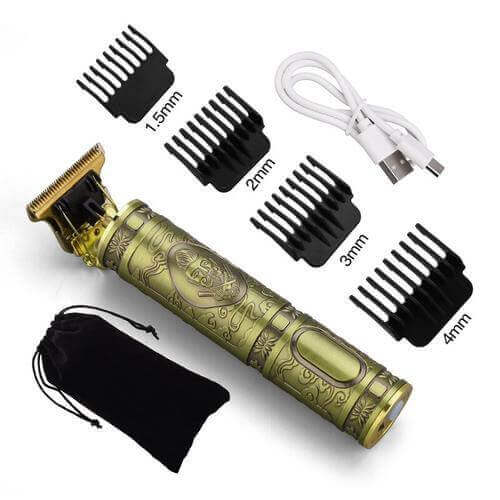 Maquina Profissional para Barba e Cabelo 3 em 1 Vintage T9 - O Estilo Barbearia em Suas Mãos - The Miner Shop