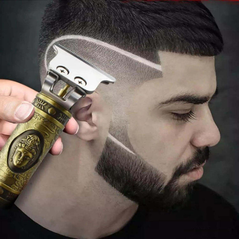 Maquina Profissional para Barba e Cabelo 3 em 1 Vintage T9 - O Estilo Barbearia em Suas Mãos - The Miner Shop