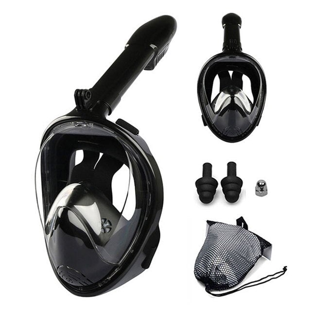 Máscara de Mergulho com Suporte para Câmera GoPro - The Miner Shop