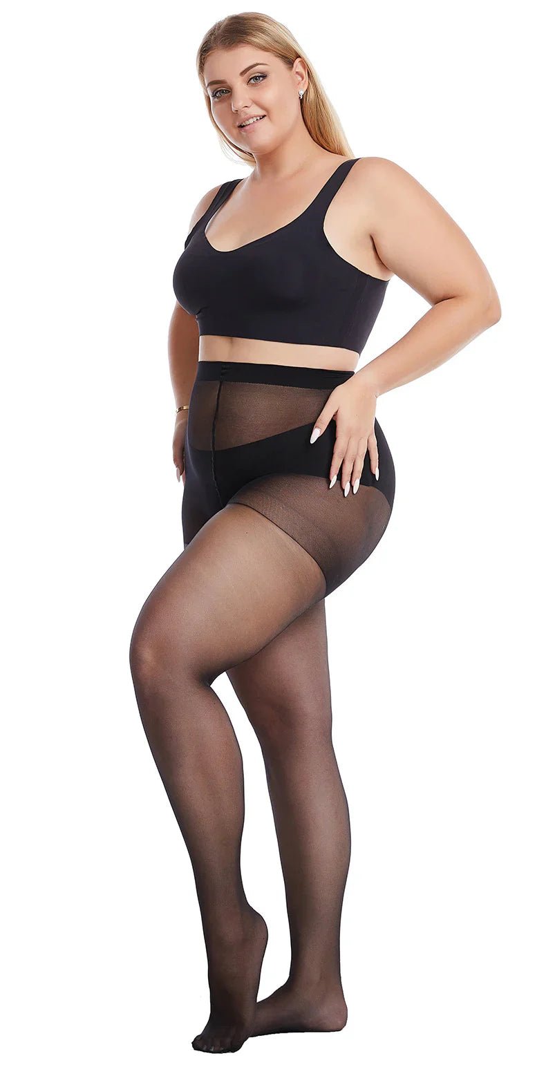 Meia calça a prova de rasgos e anticelulite SlimLegs | Meia - Calça Efeito Pele Ultra Resistente - The Miner Shop