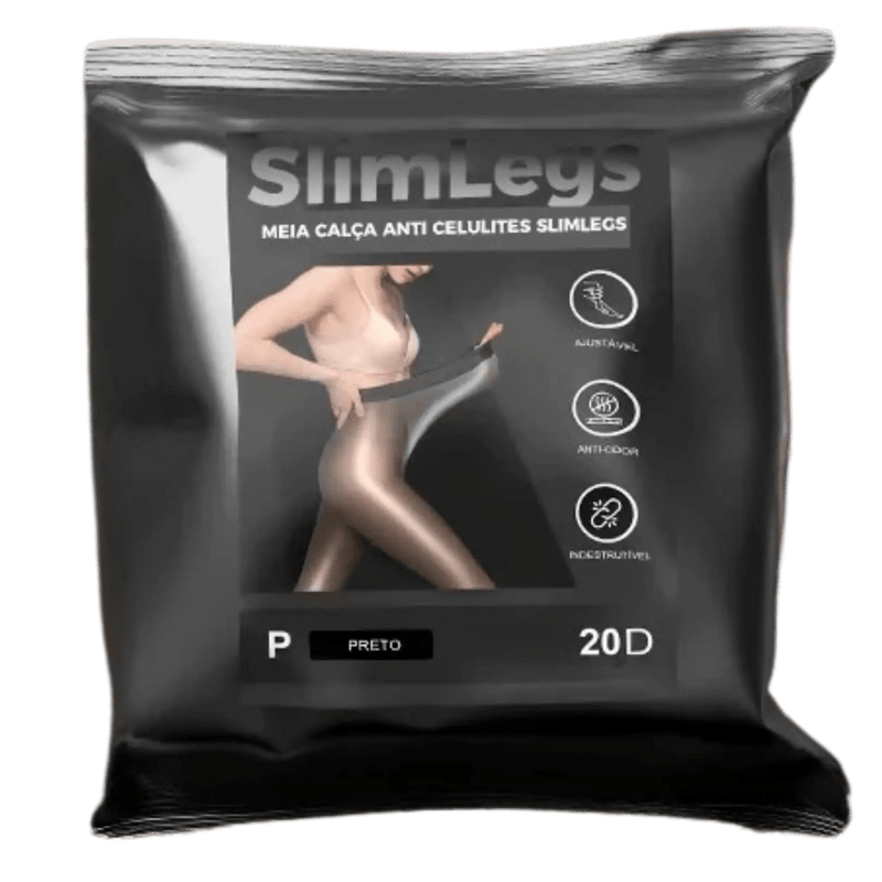 Meia calça a prova de rasgos e anticelulite SlimLegs | Meia - Calça Efeito Pele Ultra Resistente - The Miner Shop