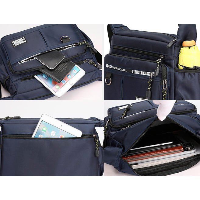 Mochila de Ombro Masculina à Prova d'Água Shield Pro - Proteção e Organização Urbana - The Miner Shop