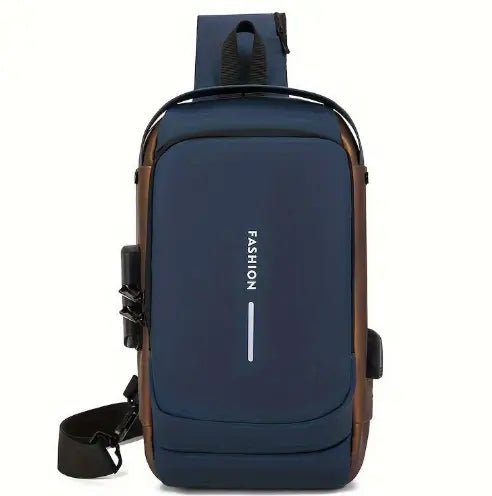 Mochila Transversal à Prova D´água e Antifurto Urban Pro | Segurança e Praticidade Urbana - The Miner Shop
