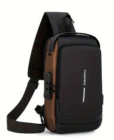 Mochila Transversal à Prova D´água e Antifurto Urban Pro | Segurança e Praticidade Urbana - The Miner Shop