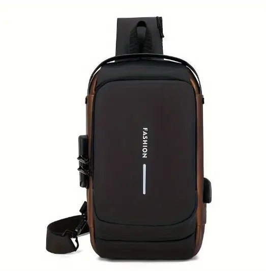 Mochila Transversal à Prova D´água e Antifurto Urban Pro | Segurança e Praticidade Urbana - The Miner Shop
