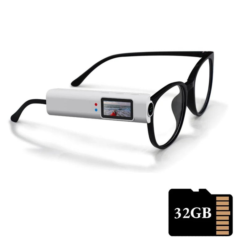 Óculos Inteligentes de Gravação de Vídeo Micro Câmera FPV View Pro - Grave o Mundo com Seus Olhos - The Miner Shop