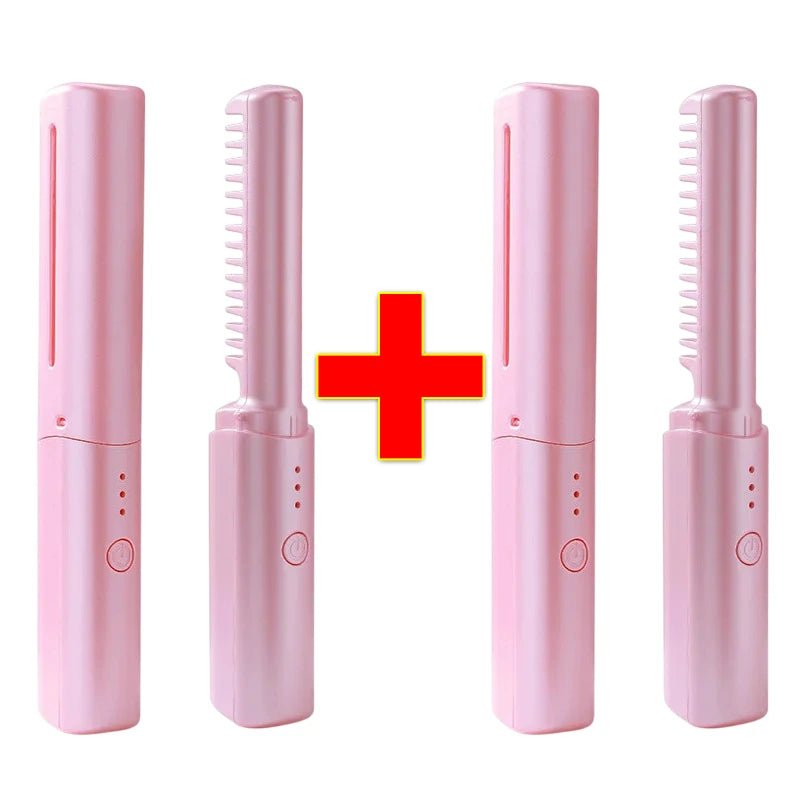 Pente Alisador de Cabelo 5 em 1 Sem Fio InfiniteGlam® - The Miner Shop