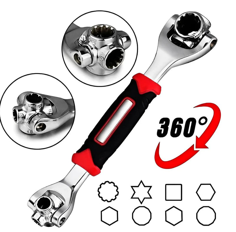 PowerTool Pro — Chave Universal 48 em 1 com Rotação 360°! - The Miner Shop