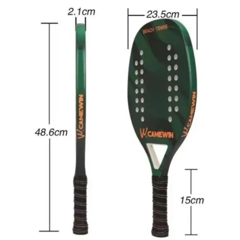 Raquete de Beach Tennis CameWin Aero Max - A Batida Perfeita Para Iniciantes e Intermediários - The Miner Shop