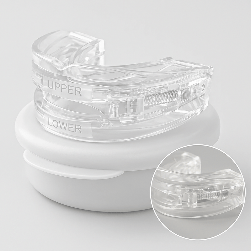 SleepGuard Pro — Anti Ronco Ajustável para Noites Silenciosas e Sono Restaurador! - The Miner Shop