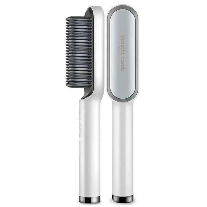 StyleBrush Pro Bivolt — Escova Profissional 3 Em 1 para Todos os Tipos Cabelos: Seca, Alisa e Modela em Cachos | Produção Total em Minutos! - The Miner Shop