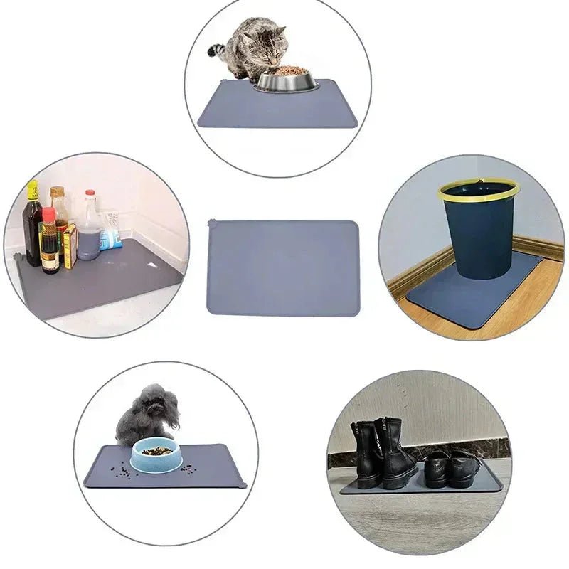 Tapete Antiderrapante Para Alimentação De Gato/Cachorro - The Miner Shop