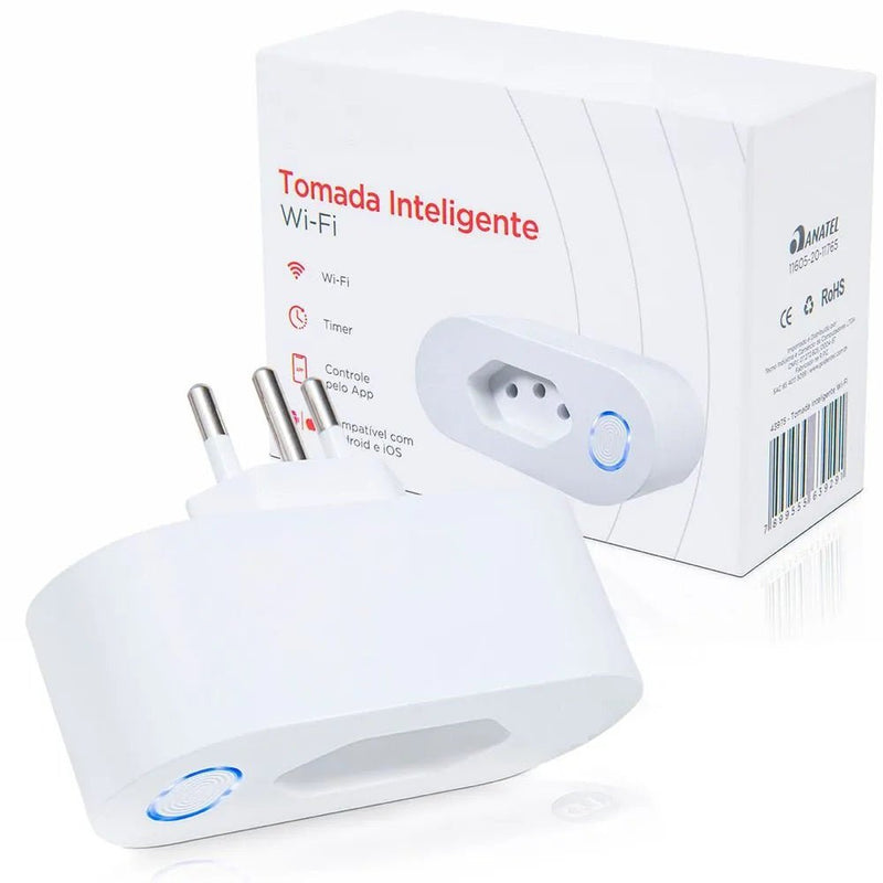 Tomada Inteligente Wi - Fi Liga e Desliga a Distância - The Miner Shop
