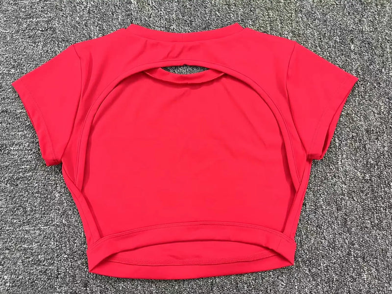 Top de ginástica feminino cropped com costas abertas OpenFit | Movimento sem Limites - The Miner Shop