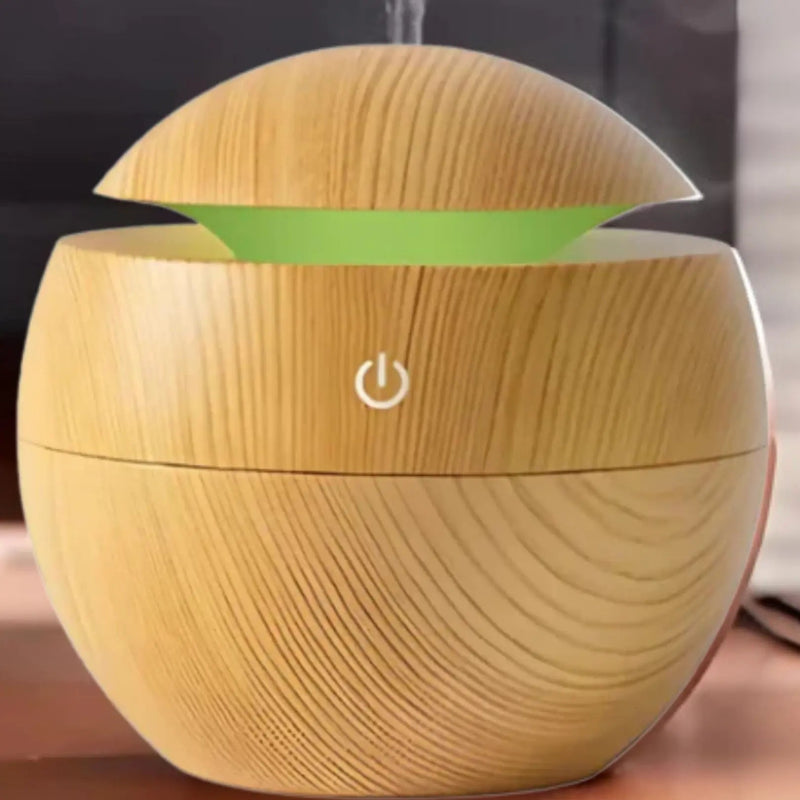 Umidificador e Difusor EcoAroma WoodGlow - Bem - Estar e Equilíbrio Para Seu Ambiente - The Miner Shop